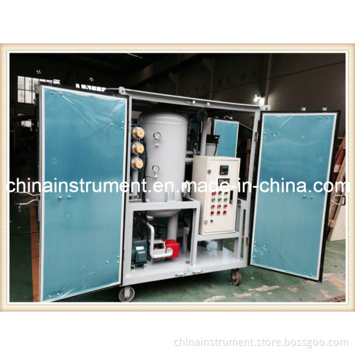 Vacuum Transformer Oil Cleaning Machine with Trailer
